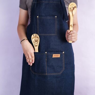 Letter Graphic Apron