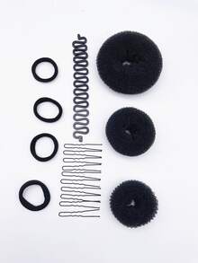 28pcs Hair Braid Tool Set - Black - View 2