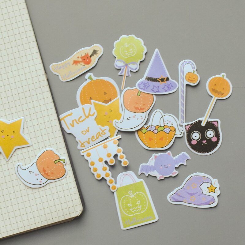 

1pc Halloween Pattern Random Sticky Note, Multicolor