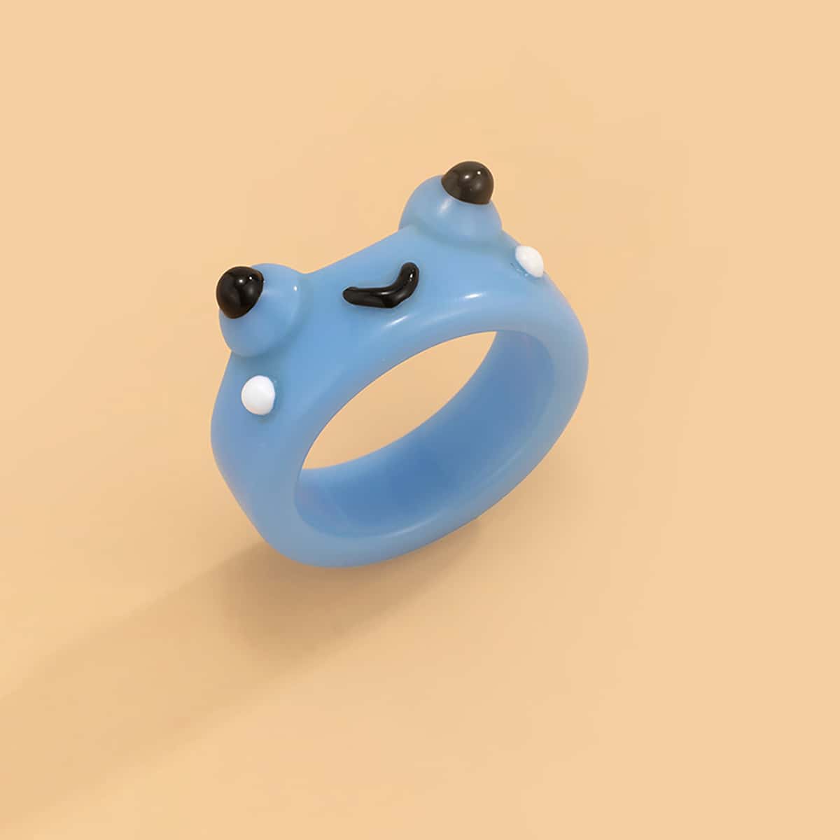 

Cartoon Frog Decor Ring, Blue