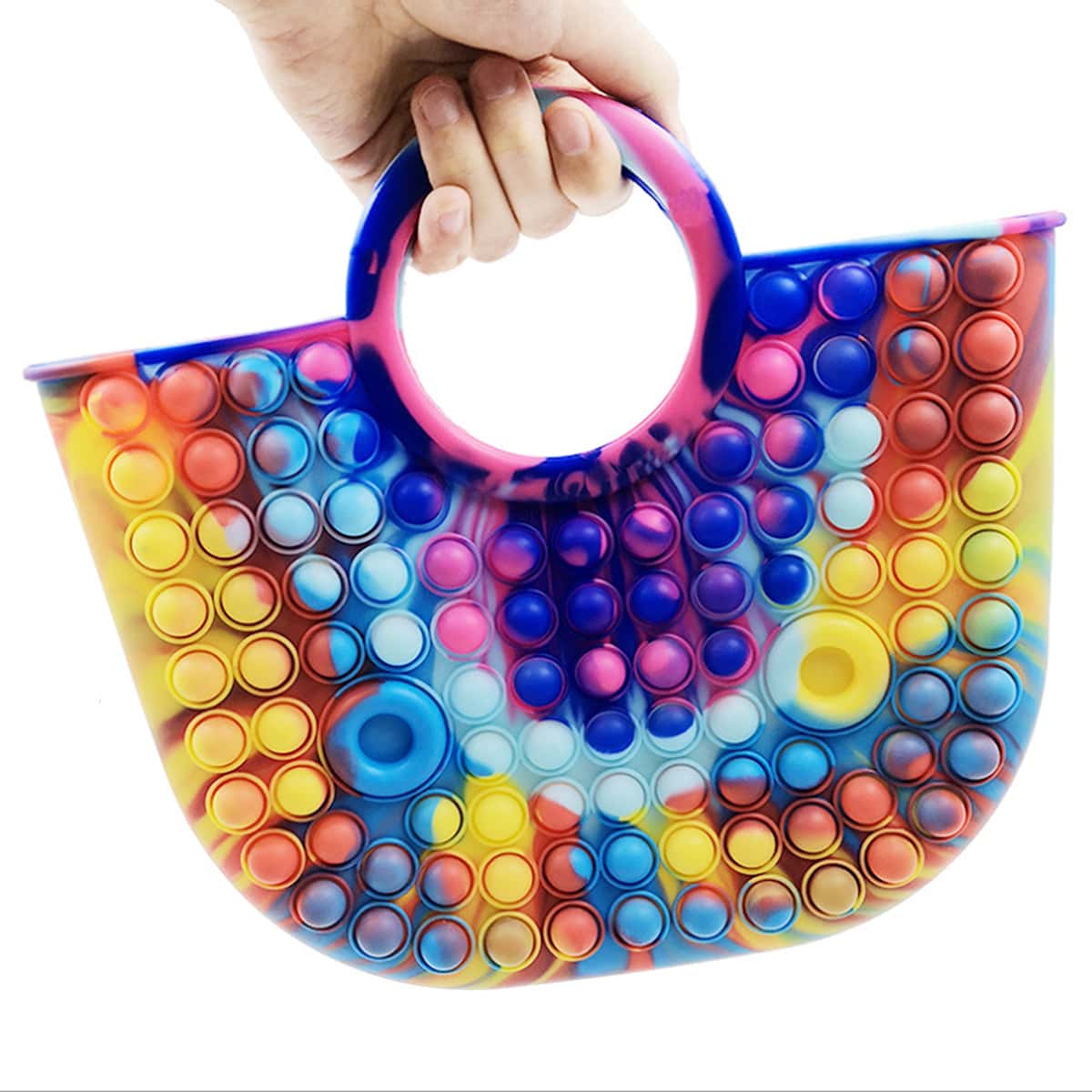 

Colorful Satchel Bag, Multicolor