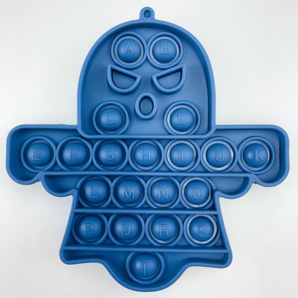 

Halloween Ghost Shaped Push Pop Bubble, Blue