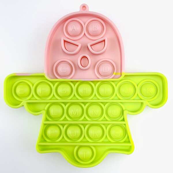 

Halloween Ghost Shaped Push Pop Bubble, Multicolor