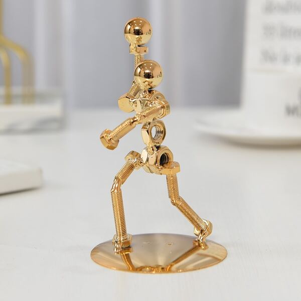 

1pc Figure Graphic Art Decoration, Gold