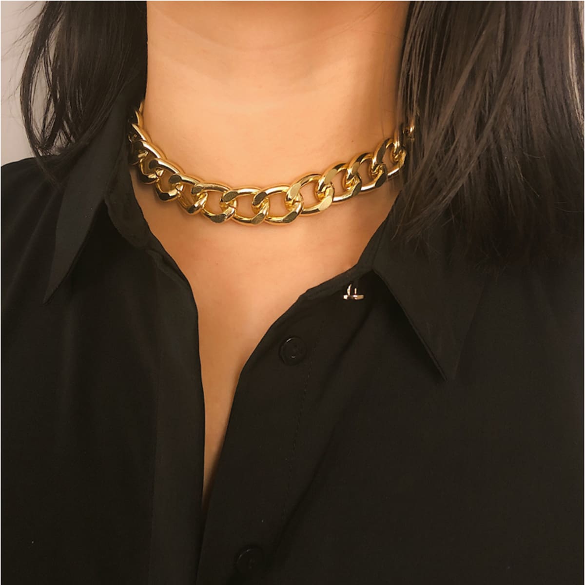 

Minimalist Chain Necklace, Gold