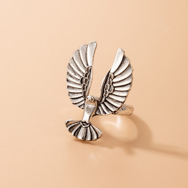 

Bird Decor Ring, Silver