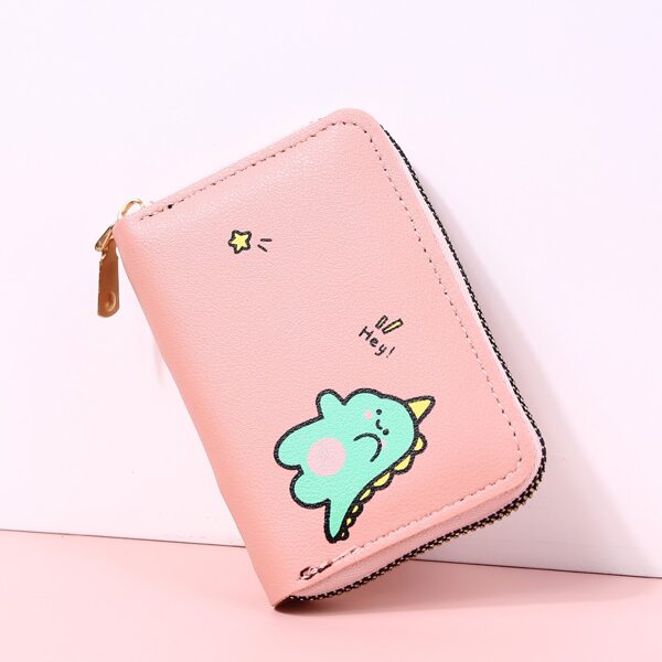 

Cartoon Graphic Card Holder, Pink