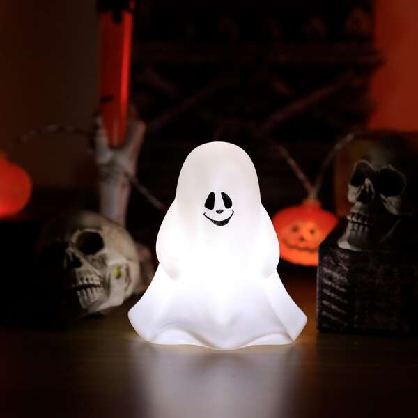 

1pc Halloween Ghost Shaped Light, White