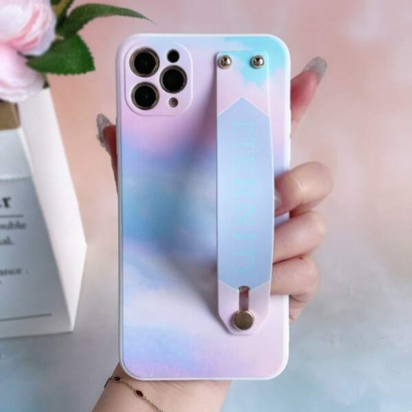 

Ombre Phone Case With Wristband Holder, Multicolor