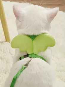 1 件装天使之翼宠物牵引绳，适用于狗狗、猫咪、小狗 - 彩色 - 查看 1