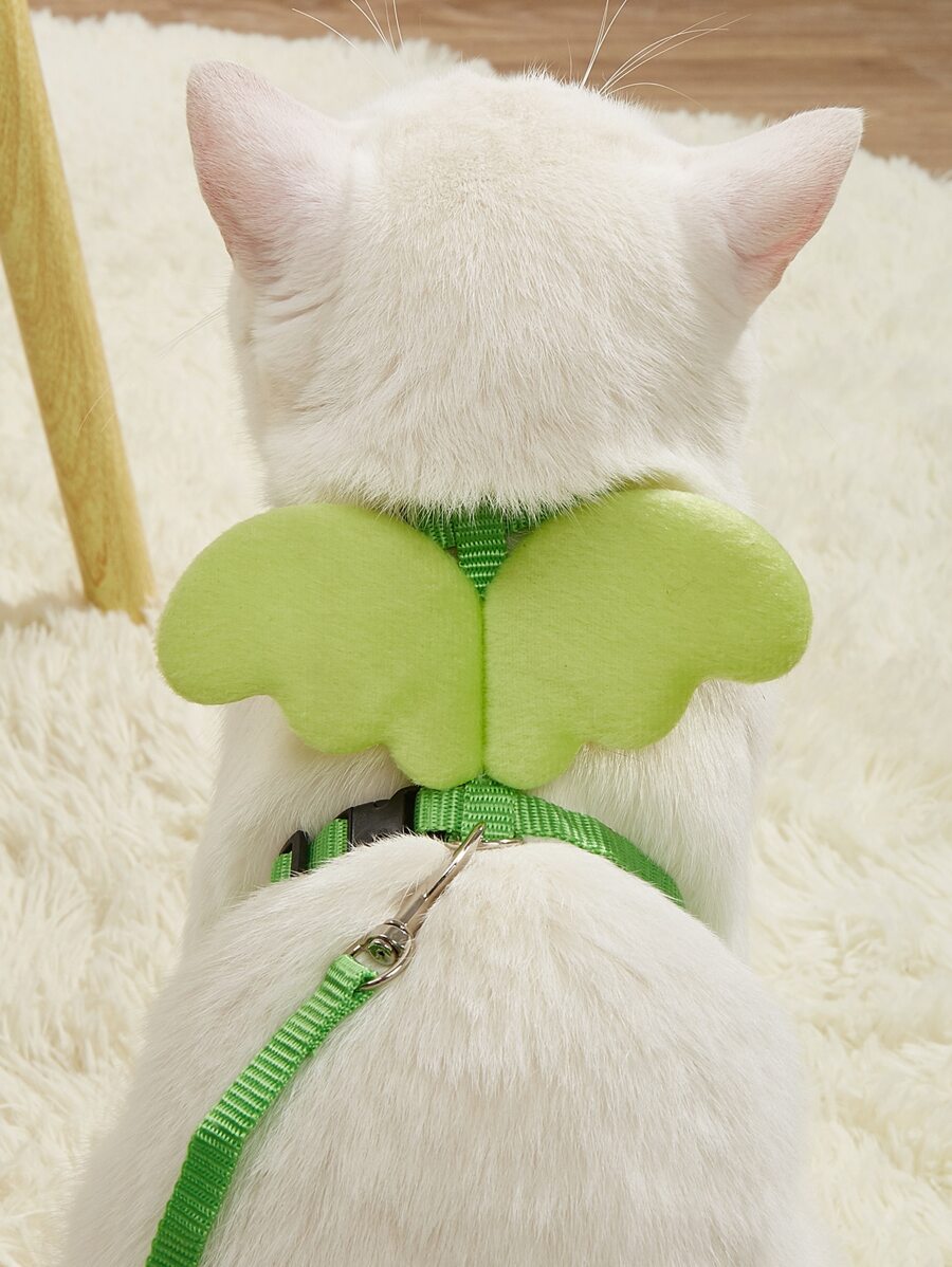 1 件装天使之翼宠物牵引绳，适用于狗狗、猫咪、小狗 - 彩色 - 查看 1