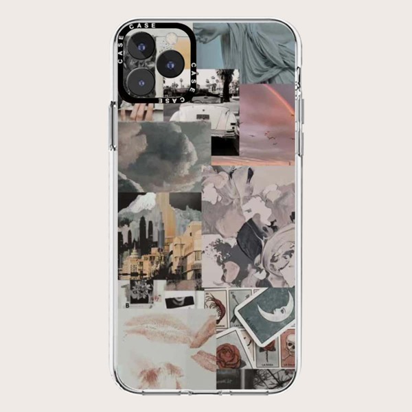 

Aesthetic Collage Phone Case, Multicolor