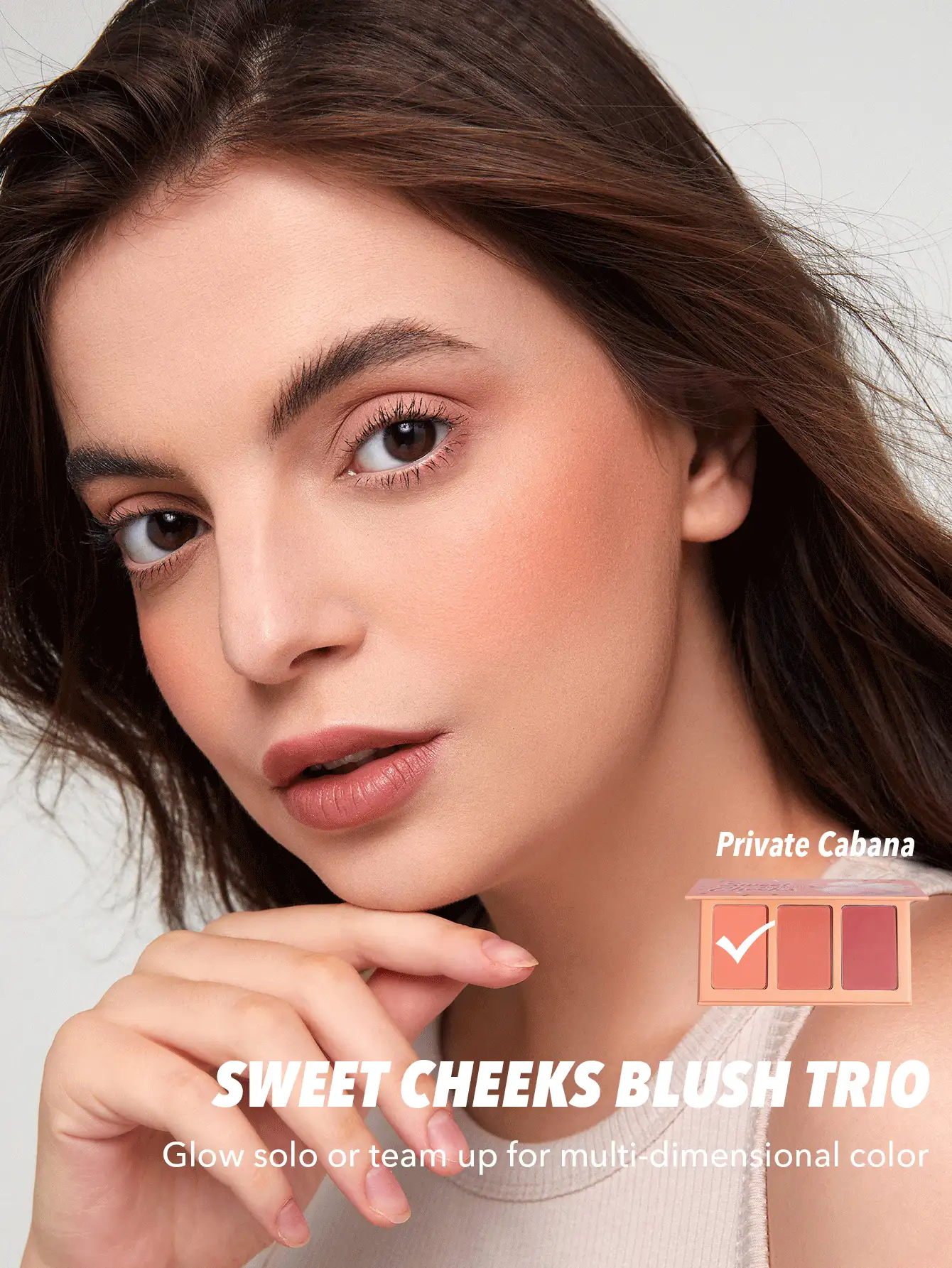 SHEGLAM Sweet Cheeks Blush Trio-Private Cabana 三色粉狀腮紅盤 持久高顯色無毛孔啞光腮紅 全天腮紅 粉棕色玫瑰腮紅 品牌 美容 化妝 化妝品 適合女性與女孩 完美搭配夏季春季 Y2K 時尚 流行 生日 母親節禮物 假期 派對準備就緒 最佳顏色 - Private Cabana - 查看 2