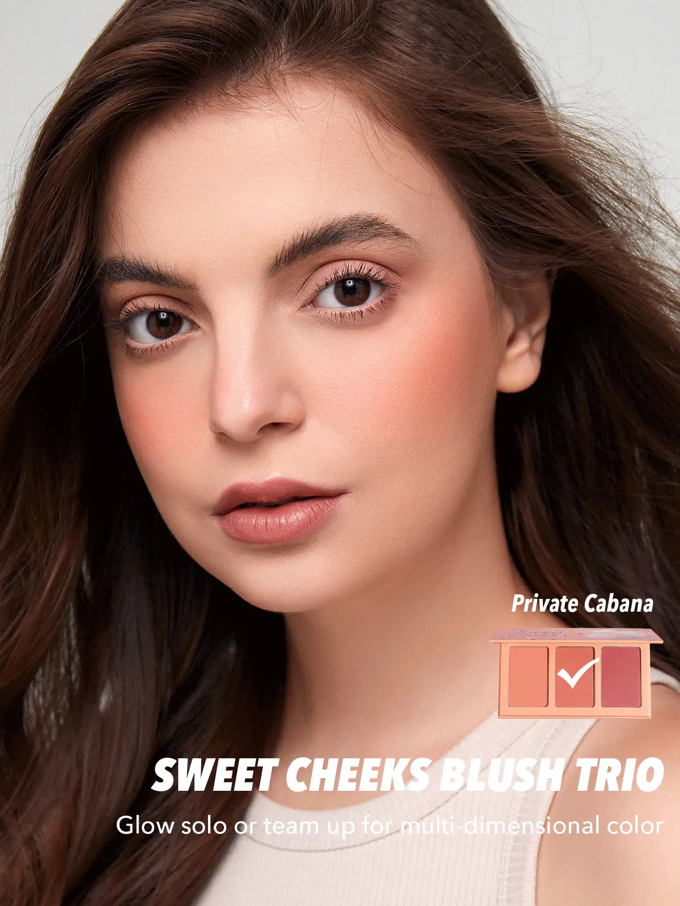 SHEGLAM Sweet Cheeks Blush Trio-Private Cabana 三色粉狀腮紅盤 持久高顯色無毛孔啞光腮紅 全天腮紅 粉棕色玫瑰腮紅 品牌 美容 化妝 化妝品 適合女性與女孩 完美搭配夏季春季 Y2K 時尚 流行 生日 母親節禮物 假期 派對準備就緒 最佳顏色 - Private Cabana - 查看 3