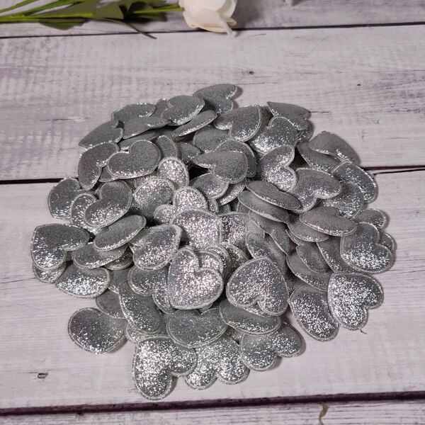 

100pcs Heart Shaped DIY Decoration, Multicolor