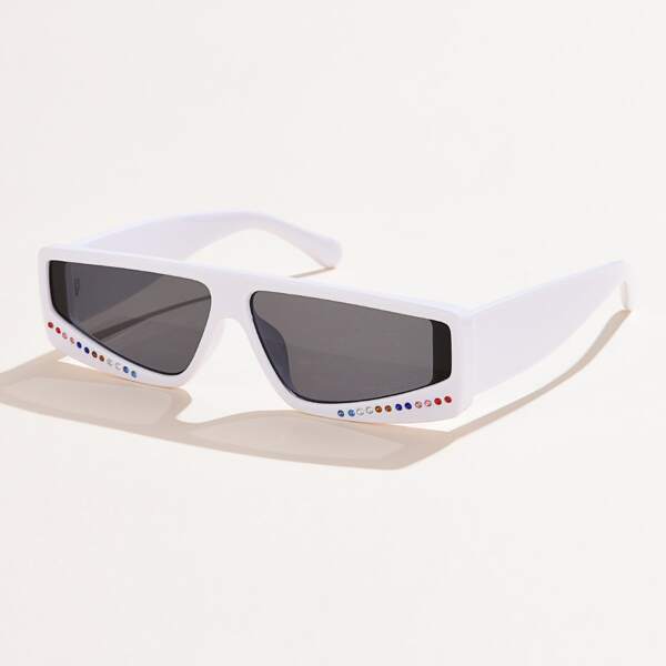 

Rhinestone Decor Sunglasses