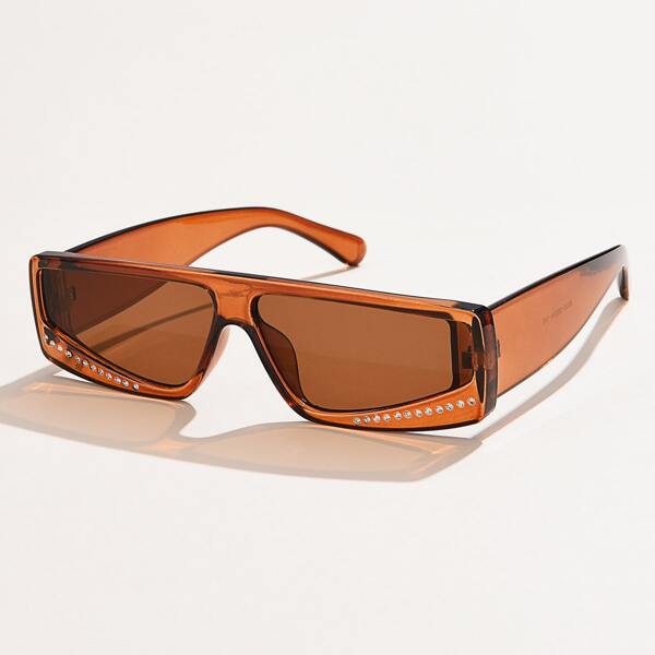 

Rhinestone Decor Sunglasses