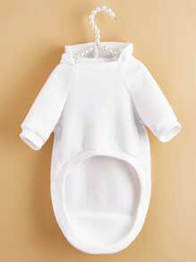 1件白色寵物狗印有英文印花的衣服,適用於泰迪,比熊,雪那瑞,二腿,防脫毛,暖和的帽t恤,適用於秋/冬季 - 白色 - 查看 3