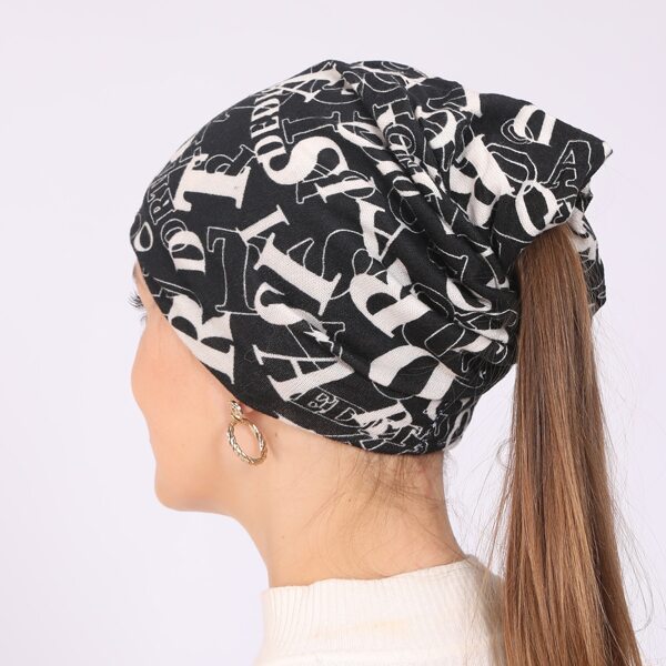 

Letter Graphic Hat, Black