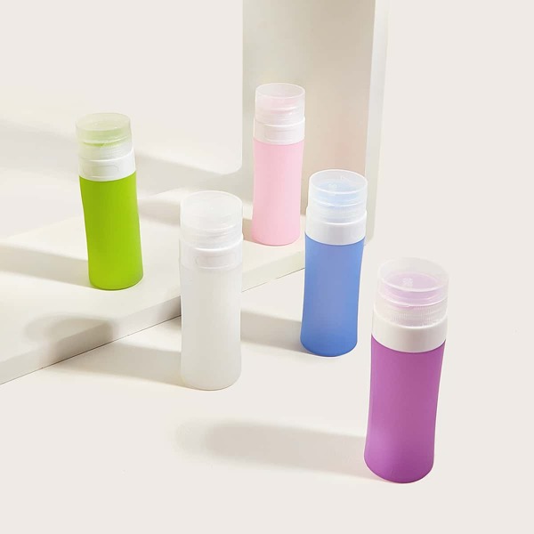 

1pc 60ML Random Color Silicone Subpackage Bottle, Multicolor