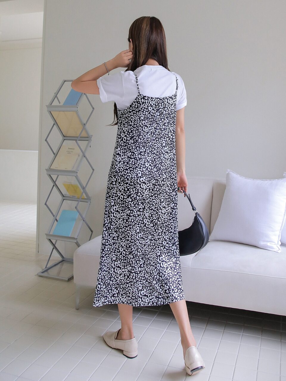 Leopard Print Cami Dress Without Top