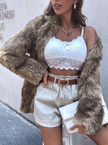 Allurite Abrigo de tie dye con parte delantera abierta - Multicolor - Ver 5