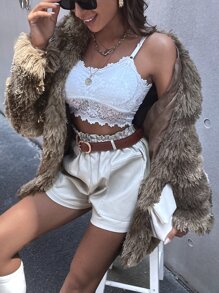 Allurite Abrigo de tie dye con parte delantera abierta - Multicolor - Ver 6