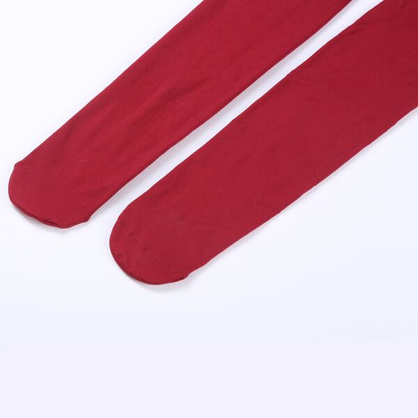 

Solid Maternity Tights, Burgundy