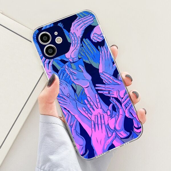 

Hands Pattern Phone Case, Multicolor