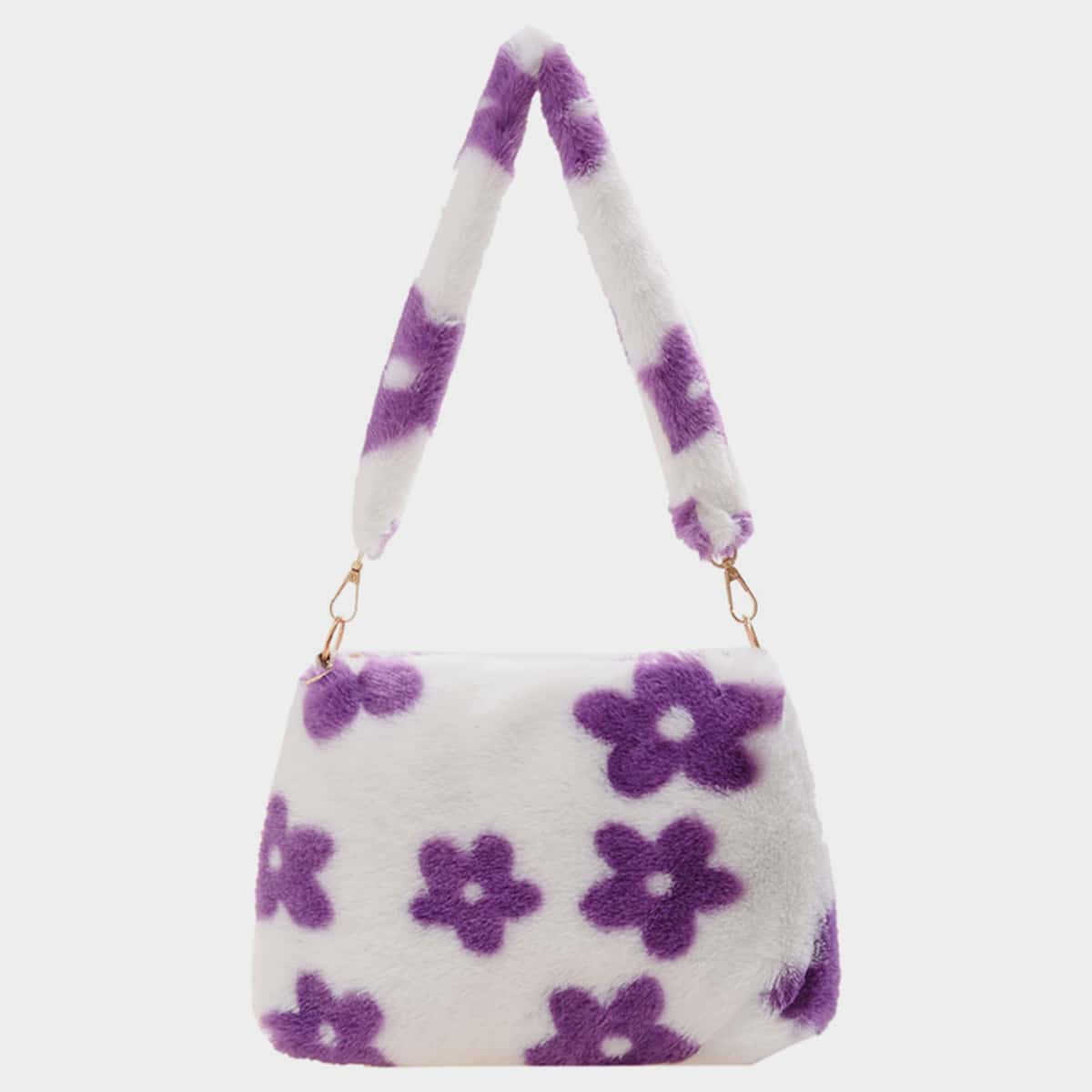 

Flower Print Shoulder Bag, Multicolor