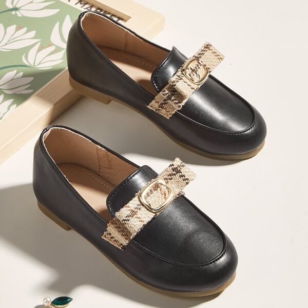 

Baby Bow Decor Flats, Black