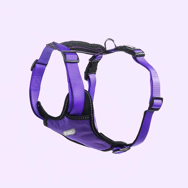 

1pc Breathable Pet Harness, Purple