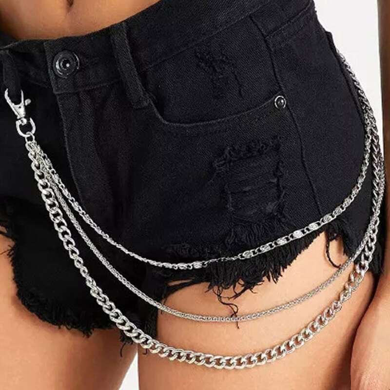 

Layered Pant Chain, Silver