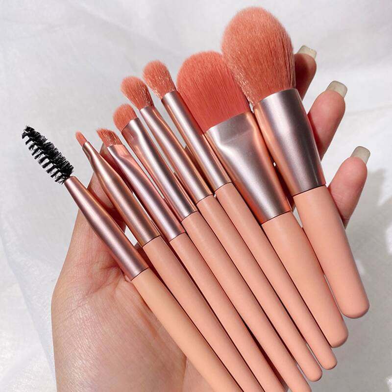 

8pcs Makeup Brush Set, Pink