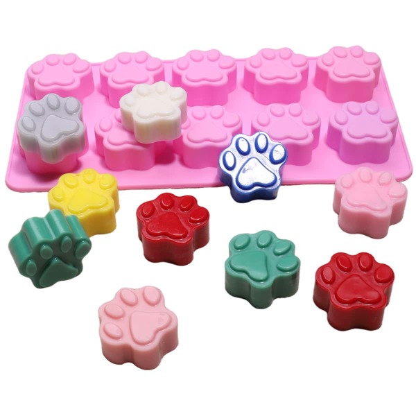 

1pc Cat Paw Design Mold, Pink