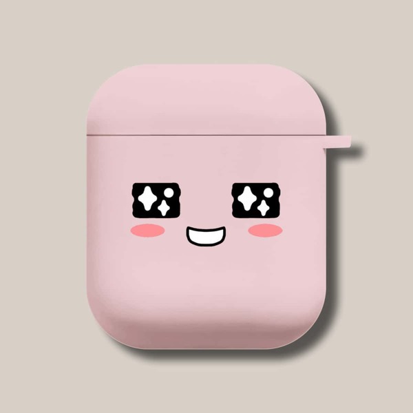 

Cartoon Graphic Case For Airpods, Pink