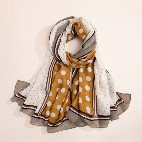

Polka Dot Scarf, Multicolor