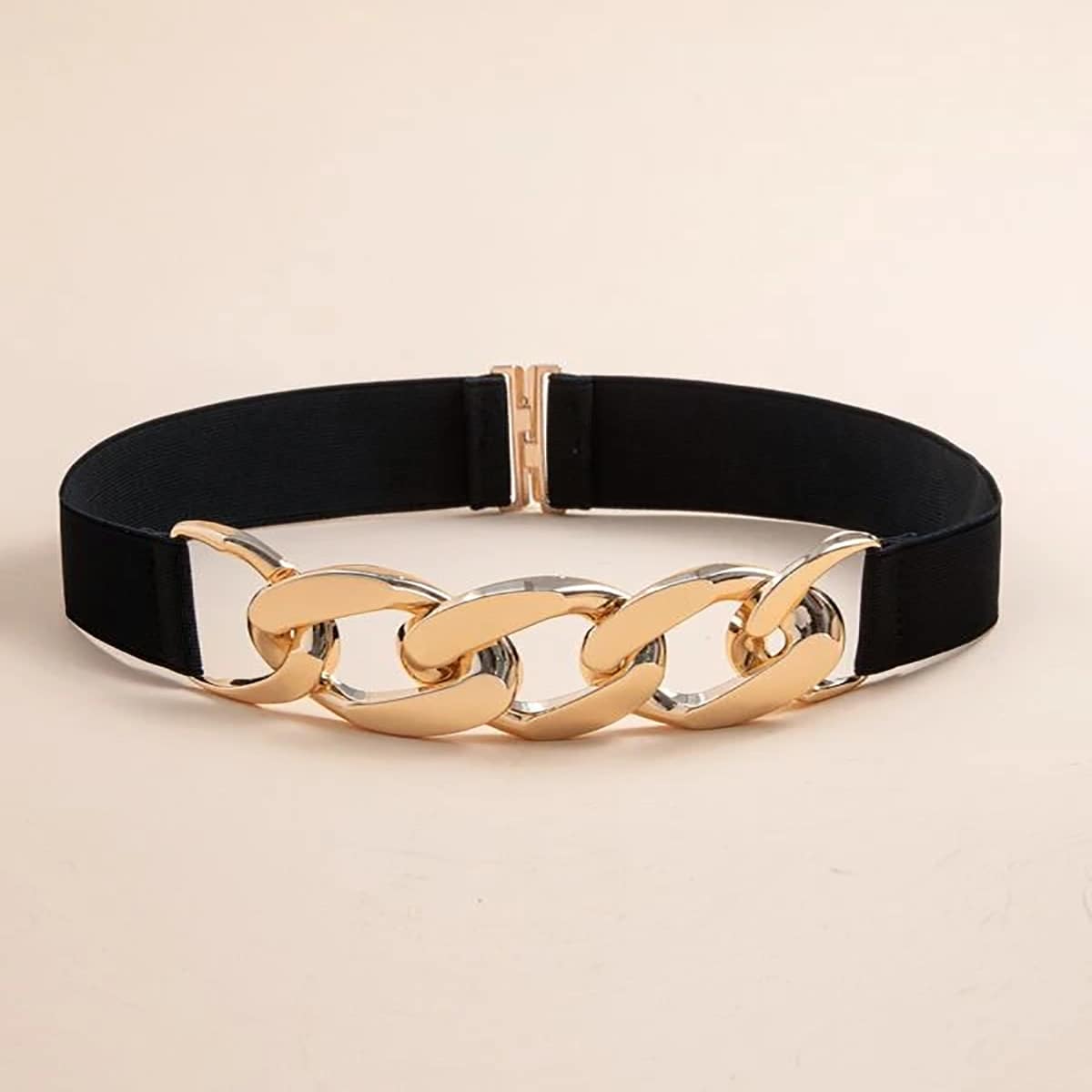 

Chain Decor Belt, Black