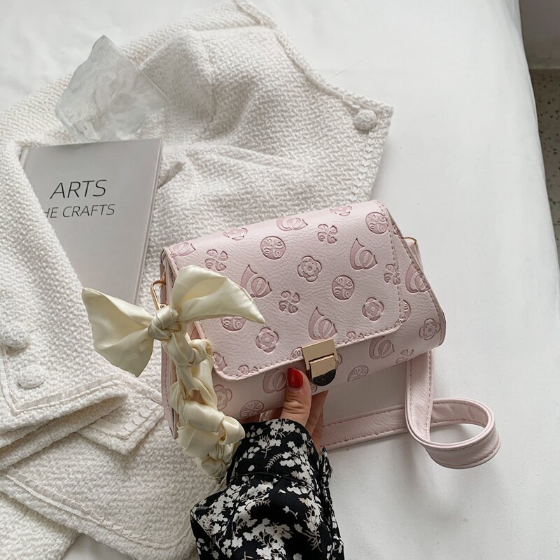 

All Over Print Shoulder Bag, Pink