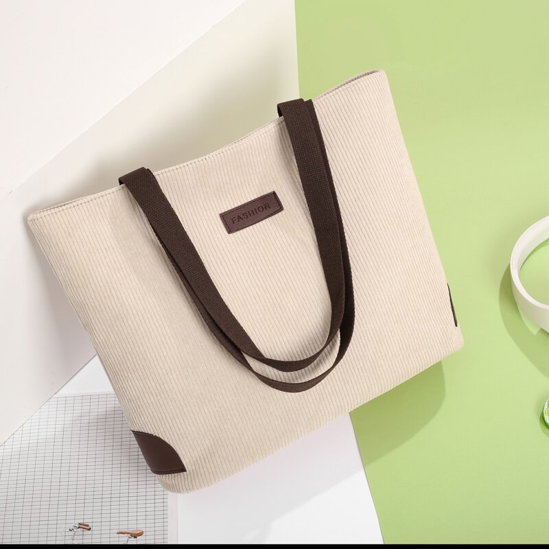 

Minimalist Tote Bag, Beige