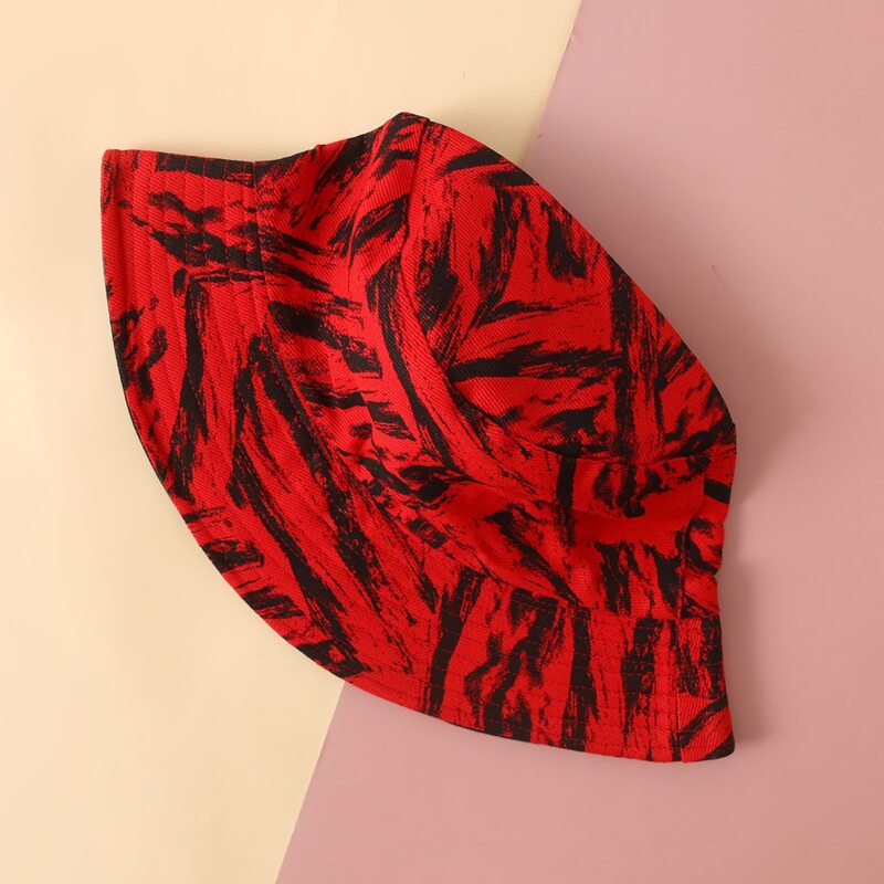 

All Over Print Bucket Hat, Burgundy