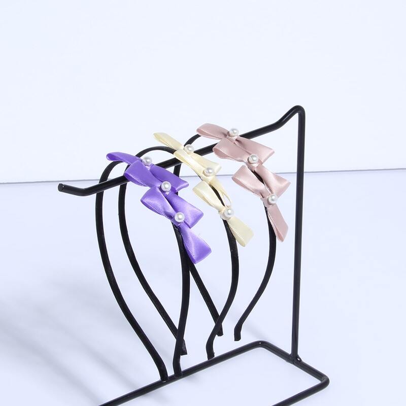 

3pcs Bow Decor Headband, Multicolor