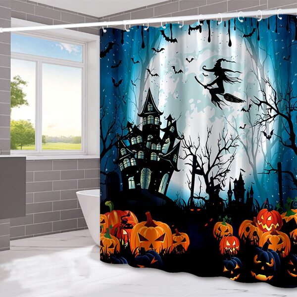 

Halloween Pattern Shower Curtain, Multicolor