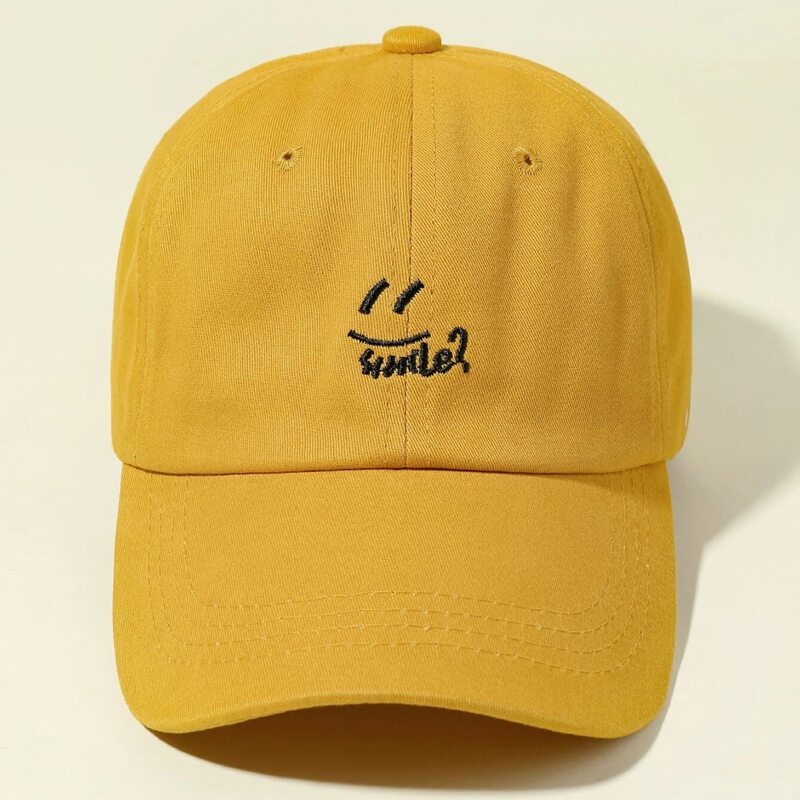 

Guys Graphic Embroidery Baseball Cap, Yellow