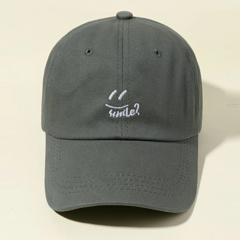 

Guys Graphic Embroidery Baseball Cap, Dark grey