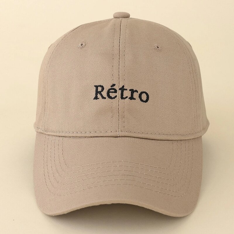 

Guys Letter Graphic Embroidery Baseball Cap, Khaki