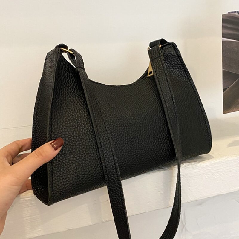 

Minimalist Shoulder Bag, Black
