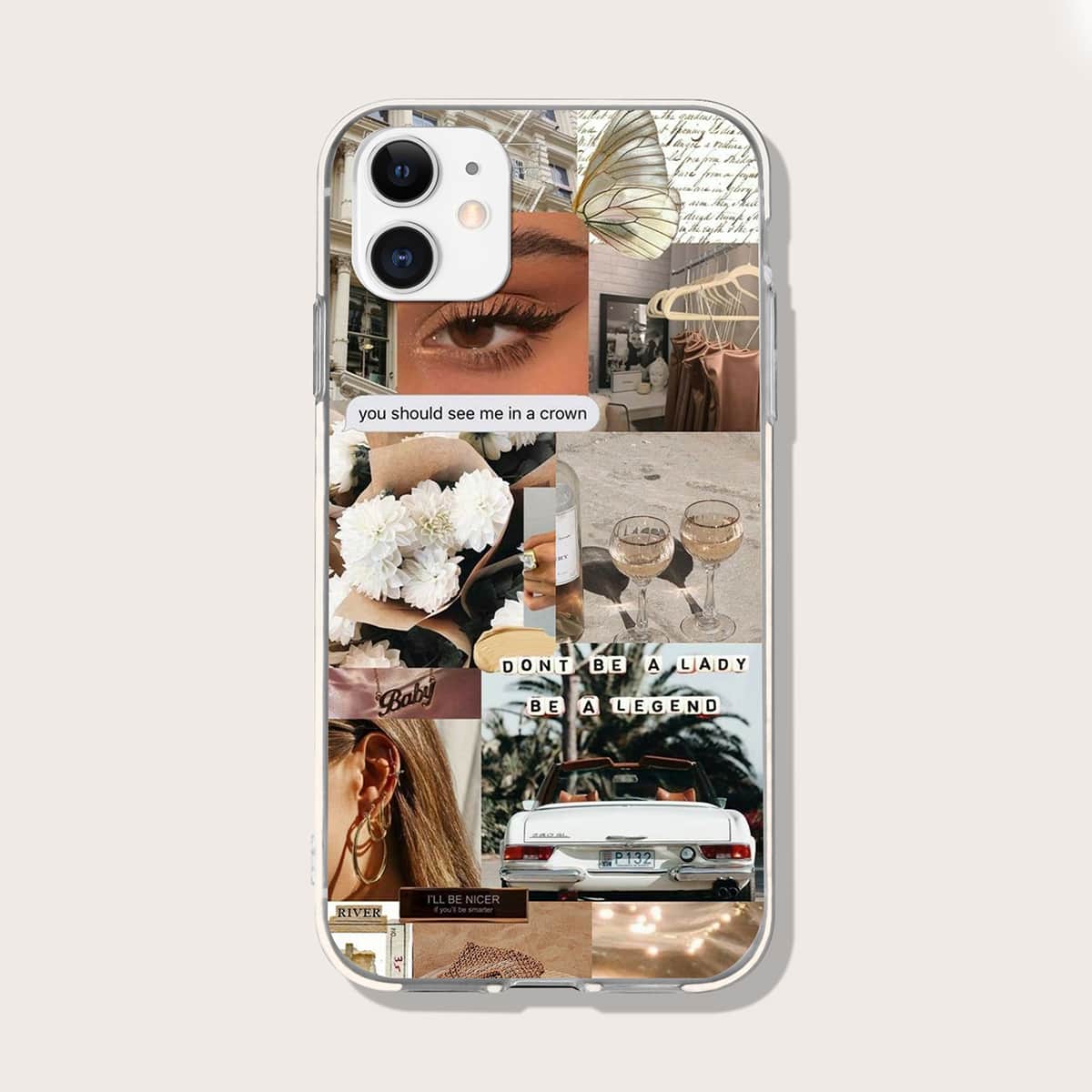 

Aesthetic Collage Phone Case, Multicolor