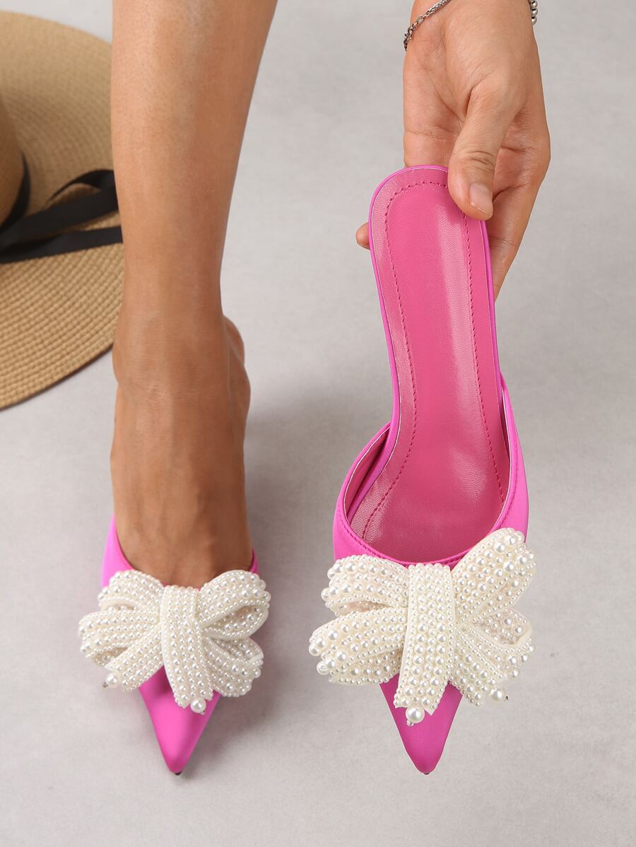 Giày cao gót Nữ - Màu Hồng Tươi - Xem 1