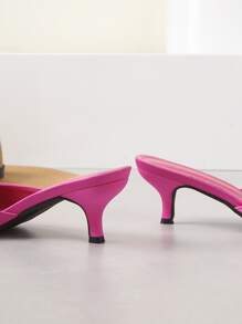 Giày cao gót Nữ - Màu Hồng Tươi - Xem 5